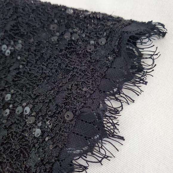 Onyx Nite Sparkly Black Cocktail Dress - Picture 4 of 7